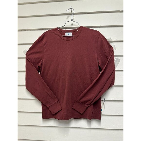 Jason scott NWOT Martin Long Sleeve crew-neck Port color t-shirt Size S - Picture 2 of 8